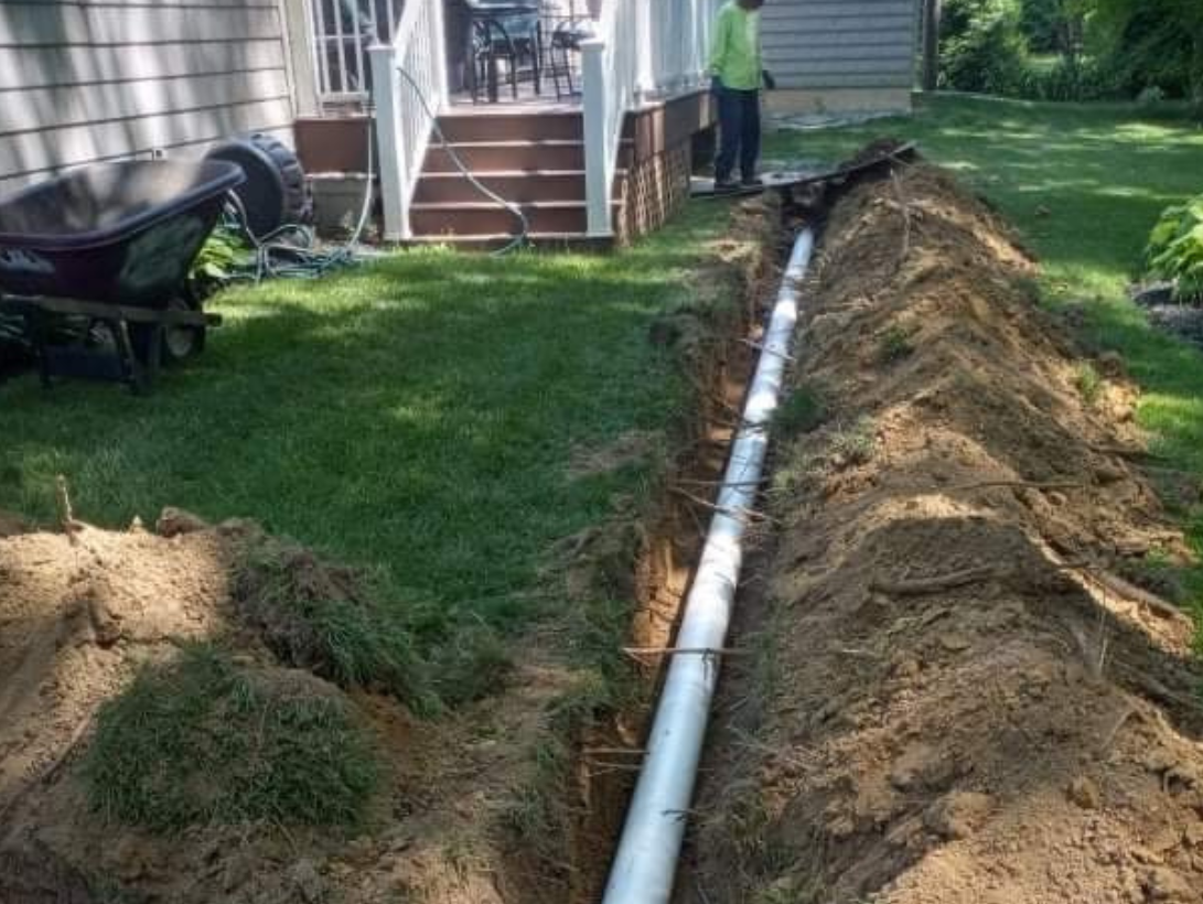 Gutter & Sump Pump Burying Services in Mainline, PA